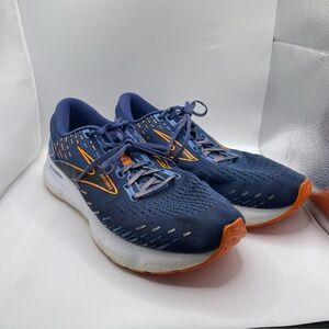 Brooks Glycerin 20 Men's Size 13 Athletic Shoes Running Blue Orange Sports